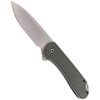 CIVIVI Elementum Flipper Knife Dark Green Micarta, Satin Finish (C907T)