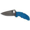 Spyderco Endura 4 FRN Blue Flat Ground Plain Folding Knife (C10FPBL)