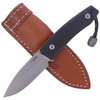 LionSteel Bushcraft G10 Black / Satin Blade knife (M1 GBK)