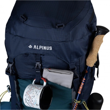 Alpinus - Woodpecker 70 backpack - navy blue-green