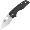 Spyderco Lil' Native Slipit Black G10, Satin Plain CPM S30V Folding Knife by Eric Glesser (C230NLGP)