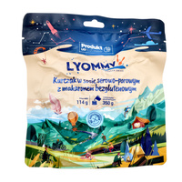 Lyommy - Freeze-dried food Chicken in cheese and leek sauce with gluten-free pasta 350 g