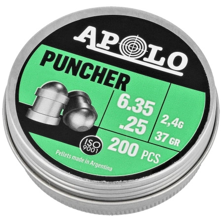 Apolo Puncher 6.35 mm shotgun shell, 200 rounds. 2.40g/37.0gr (19972)