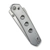 Civivi Vision FG Folding Knife Clear Lexan, Satin / Stonewashed Nitro-V by Snecx Tan (C23036-7)