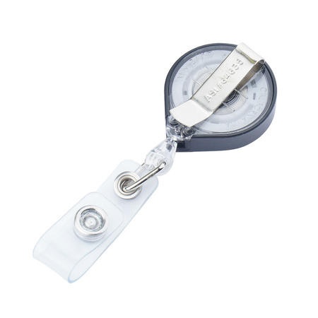 KEY-BAK - MINI-BAK ID Badge Reel / Holder Retractor - Clip - 0057-0054