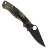 Spyderco Para Military 2 G-10 Camo Folding Knife, Black Blade - C81GPCMOBK2