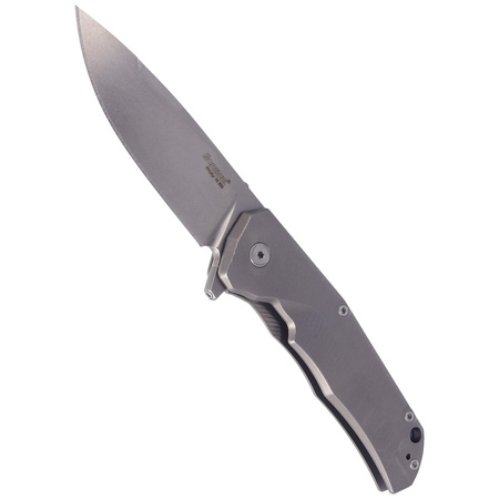 LionSteel T folding knife.R.E., Titanium, Stonewash M390 by Molletta (TRE BL)