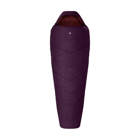 Alpinus - Fiber Pro WS 1100 sleeping bag for right-handers - burgundy