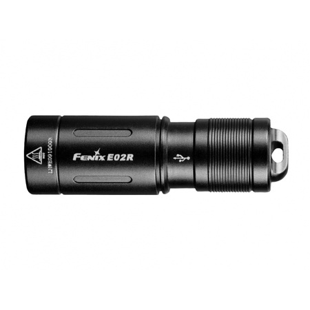 Fenix E02R flashlight black