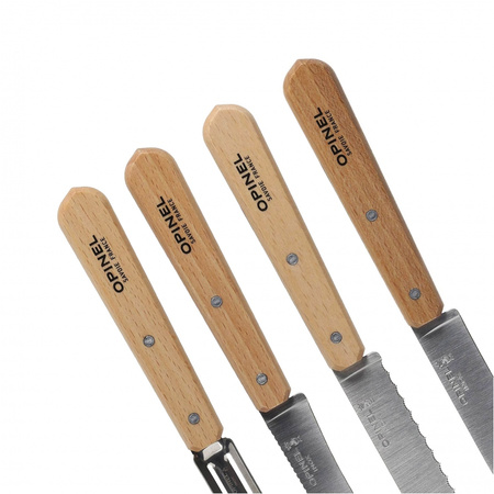 Opinel Essentials Natural kitchen knife set