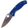 Spyderco Tenacious FRN Blue CPM S35VN Plain Folding Knife (C122PBL)