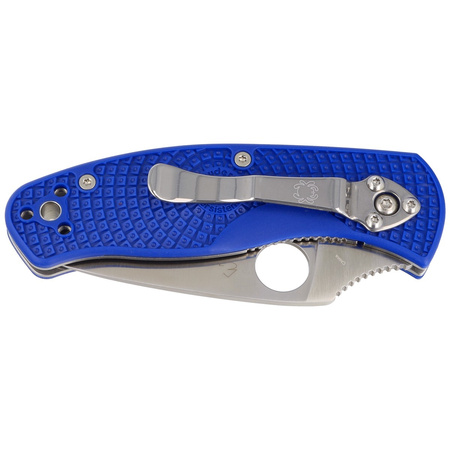 Spyderco Persistence Blue FRN Folding Knife, Satin CPM S35VN (C136PBL)