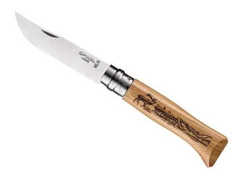 Opinel 8 Inox Animalia knife - Deer