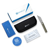 Sencut Cybrix Blue Aluminum, Satin 9Cr18MoV Folding Knife (S23098A-4)