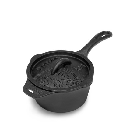 Petromax Cast-Iron Saucepan KR1- cast iron saucepan with lid