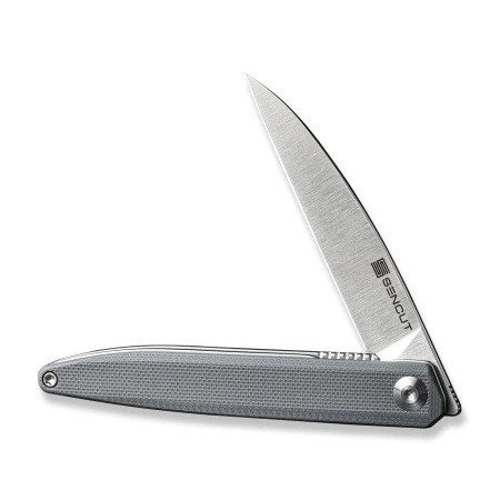 Sencut Jubil Gray G10 Folding Knife, Satin D2 (S20029-3)