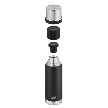 Esbit - Esbit Sculptor Vacuum Flask 0.75 L Thermos - Black