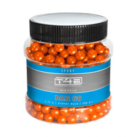 T4E Sport PAB caliber paintballs. .68,500 pcs. orange