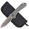 CIVIVI Elementum Flipper Gray G10 knife, Satin Finish (C907B)