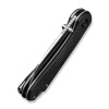 Civivi Elementum Wharncliffe Black Canvas Micarta Folding Knife, Satin Nitro-V (C18062AF-3)
