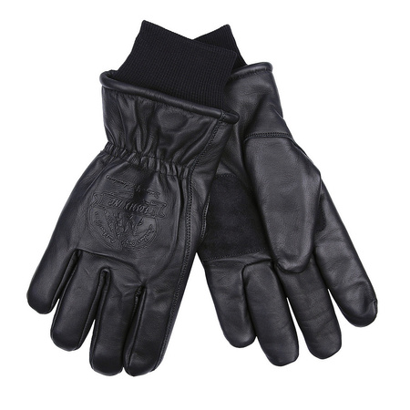 Leather Gloves - Fostex Outdoor Gloves - black