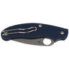 Spyderco UK Penknife FRN Dark Blue CPM S110V Plain Folding Knife - C94PDBL