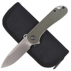 CIVIVI Elementum Flipper Knife Dark Green Micarta, Satin Finish (C907T)