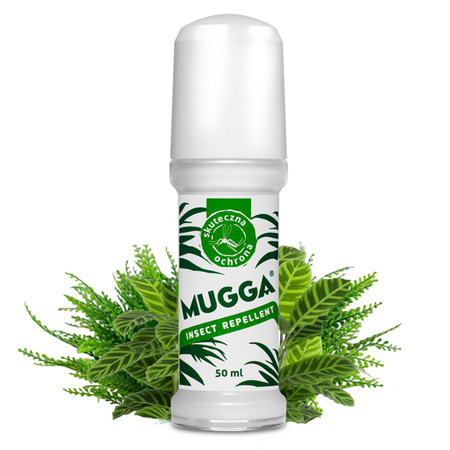 Mugga Roll-on for mosquitoes and ticks - 50ml (DEET 20.5%)