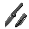 Civivi Nugz Black G10, Black Stonewashed 14C28N Folding Knife by Matthew Wehrwein (C23060-1)