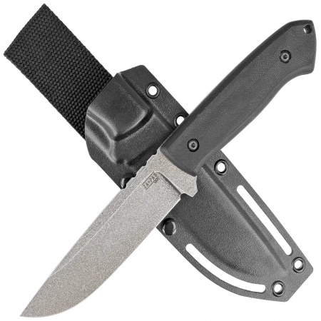 ZA-PAS - Ultra Outdoor Stonewash knife - G10 Black