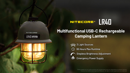 Nitecore LR40 camping lamp - green