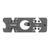 THE EDGE edcSHARP silver knife sharpener