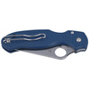 Spyderco Para 3 FRN Cobalt-Blue SPY27 Plain Folding Knife (C223PCBL)