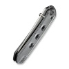 Civivi Vision FG Folding Knife Clear Lexan, Satin / Stonewashed Nitro-V by Snecx Tan (C23036-7)