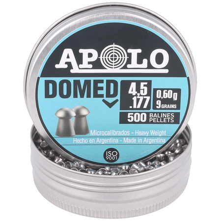 Apolo - Domed 4.5 mm shot, 500 rounds. 0.60g/9.0gr (19913)
