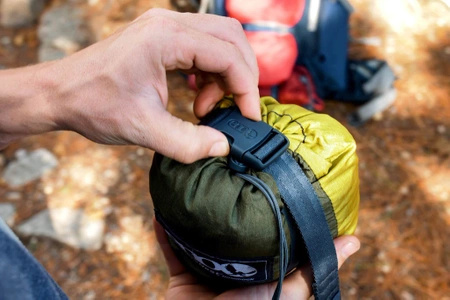 ENO DoubleNest PRINT Giving Back Hiking Hammock - Topo PCT/Teal