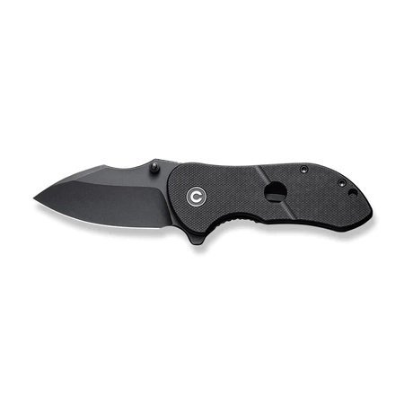 Civivi Gordo Black G10, Black D2 knife by Peter Carey (C22018C-1)