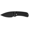 Civivi Qubit Black Aluminum, Black Stonewashed 14C28N Knife (C22030E-1)