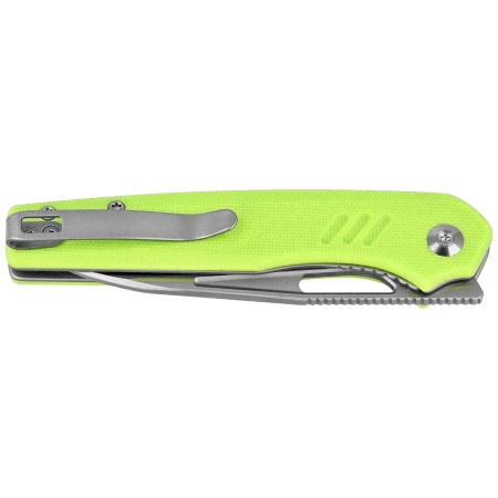 Civivi Guile Fluorescent Green G10 Folding Knife, Satin 14C28N by Shawn Ashmore (C24062B-2)