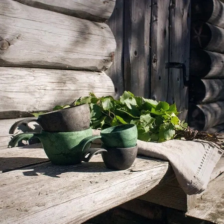 KUPILKA 37 - Mug - Kuksa - Green