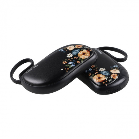 Ocoopa - UT5 Sway black floral electronic hand warmer