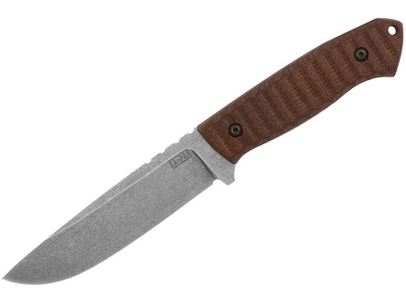 ZA-PAS - Ultra Outdoor Stonewash Knife - Micarta Toxic