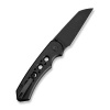 Civivi Pragma Prime Black Aluminum, Black Stonewashed 14C28N Folding Knife (C24067-1)