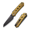 Civivi Vision FG Ultem Bead Blasted Folding Knife, Black Nitro-V by Snecx Tan (C22036-6)