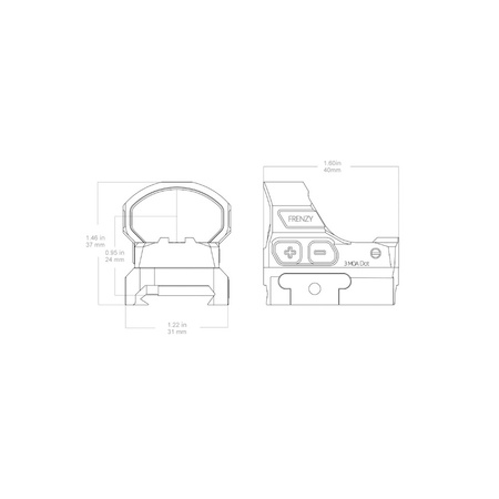 Vector Optics - Frenzy-S 1x19x28 open collimator - MGT - Picatinny - Black - SCRD-66