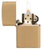 Zippo Brushed Brass gasoline lighter