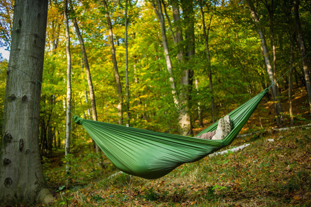 Lesovik DUCH Treetop Green hammock