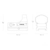 Hawke Reflex Sight 3 MOA Wide View open collimator