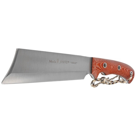 Muela Sherpa 18-C Brown Micarta machete, Satin MoVa