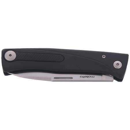 LionSteel Thrill Aluminum Black / Satin Blade Folding Knife (TL A BS)